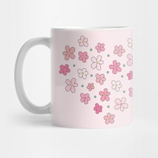 Sakura Cute Flowers Kawaii Aesthetic Heart Mug